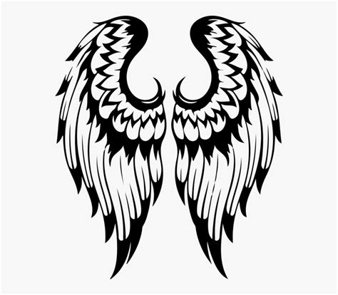 Vector Angel Wings Silhouette, HD Png Download , Transparent Png Image ...