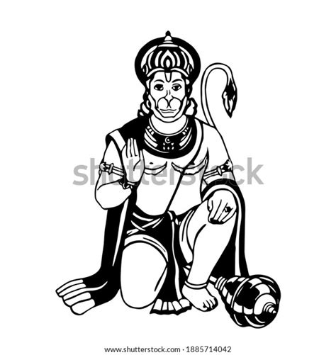 1,390 Hanuman Black White Images, Stock Photos & Vectors | Shutterstock