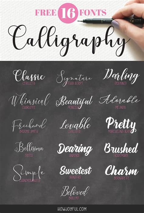 Calligraphy Handwriting Font