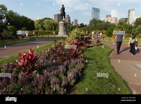 Boston Public Garden Stock Photo - Alamy