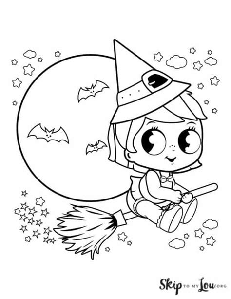 Witch Coloring Page. Skip To My Lou - Coloring Home