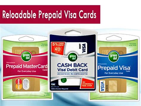 10 Best Reloadable Prepaid Visa Cards