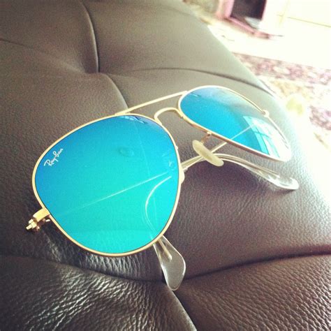 ray-ban aviator with blue lens! | Rayban sunglasses aviators, Ray ban ...