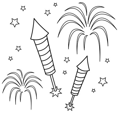 Firework Drawing at GetDrawings | Free download