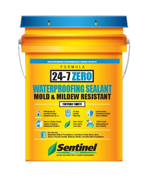 Sentinel 24-7 Waterproofer and Masonry Coating - White