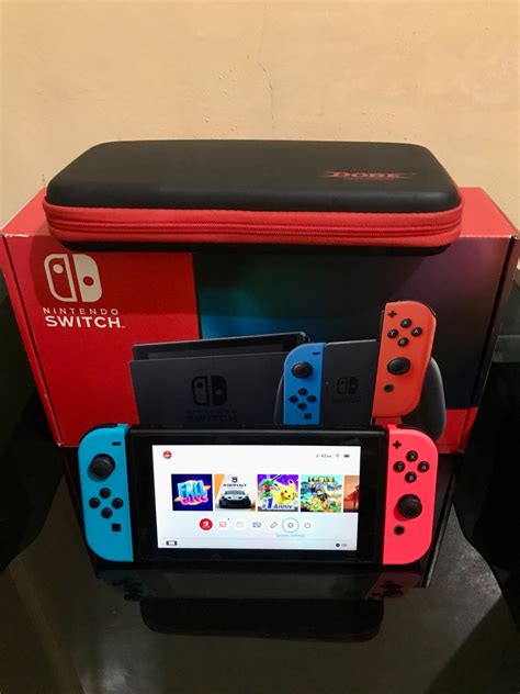 Nintendo switch v2 with games, Video Gaming, Video Game Consoles ...