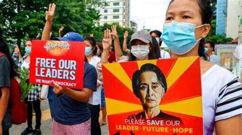 Myanmar's Aung San Suu Kyi marks third month under house arrest | World ...