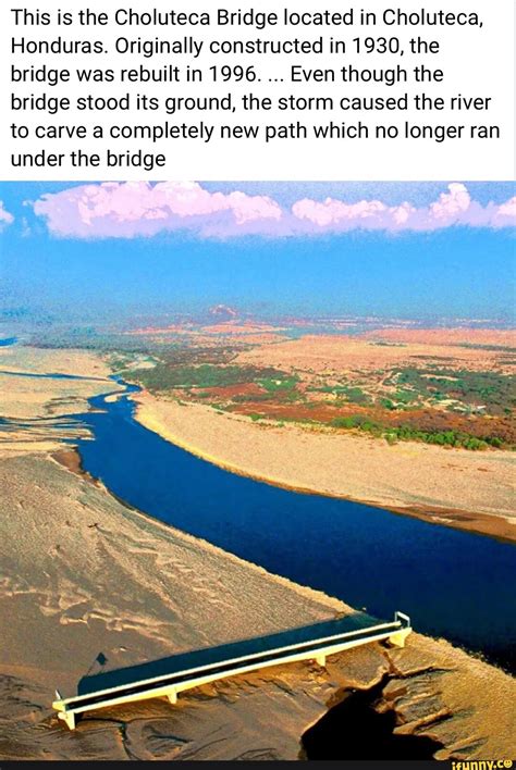 This is the Choluteca Bridge located in Choluteca, Honduras. Originally ...