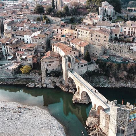 Besalú, the medieval village in Girona. ... Medieval Castle, Medieval ...