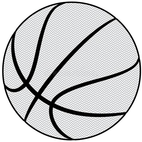 Basketball outline stock illustration. Illustration of game - 25972167