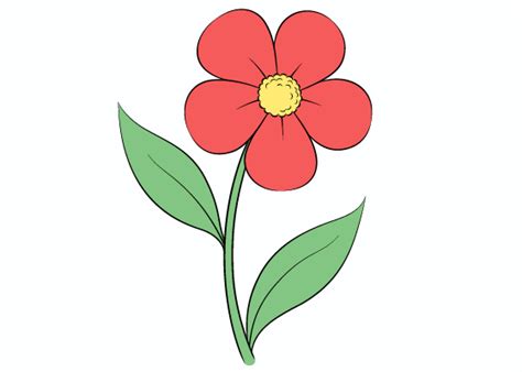 How to Draw a Flower Step by Step - EasyLineDrawing