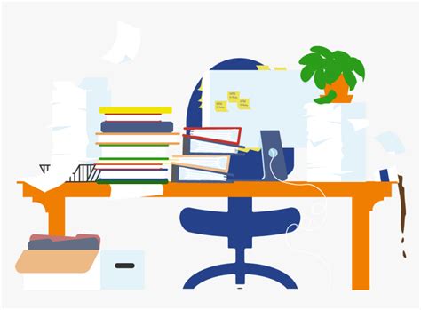 Clipart Messy Desk Cartoon All of these messy desk clipart resources ...