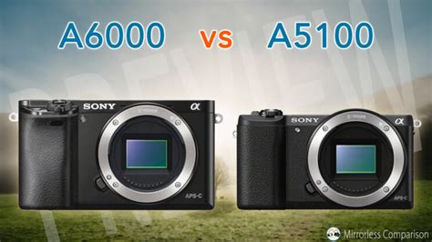 Sony A6000 vs A5100 - The 10 main differences - Mirrorless Comparison