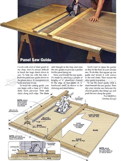 DIY Circular Saw Guide • WoodArchivist