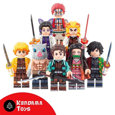 Set Of LEGO Compatible Demon Slayer Minifigures Kamado ...