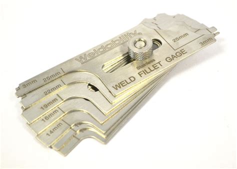 Fillet Weld Gauge Set - 3.2mm-25.4mm | Welder's Choice