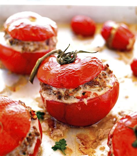 The Iron You: Baked Stuffed Tomatoes