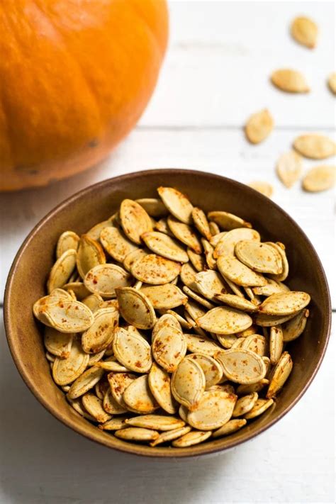 Savory Roasted Pumpkin Seeds, a Healthy Snack