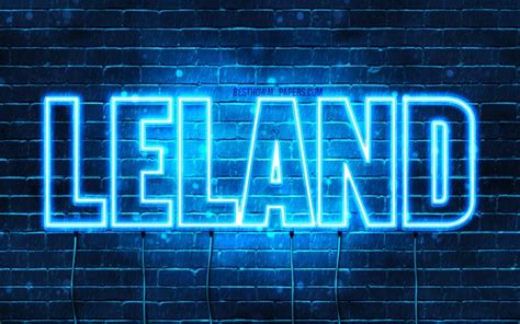 Download wallpapers Leland, 4k, wallpapers with names, horizontal text ...