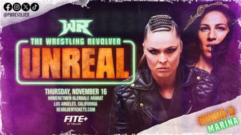 Ronda Rousey & Marina Shafir teaming up at Wrestling REVOLVER's 11/16 event