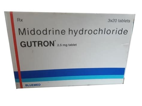 Midodrine Hydrochloride Tablets at Rs 375/box | Midodrine Hydrochloride ...