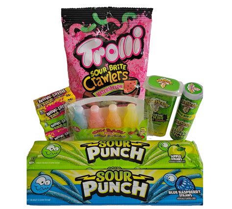 Get ready for a jaw quenching, tear jerking sour candy mix! This ...