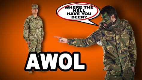 🏃🎖️ Learn English Words: AWOL - Meaning, Vocabulary with Pictures and ...