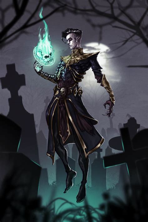 [OC][ART] Thomv Endril, Necromancer: DnD | Necromancer, Dungeons and ...