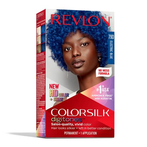 Revlon Permanent Hair Color Colorsilk Digitones with Keratin, 79D ...