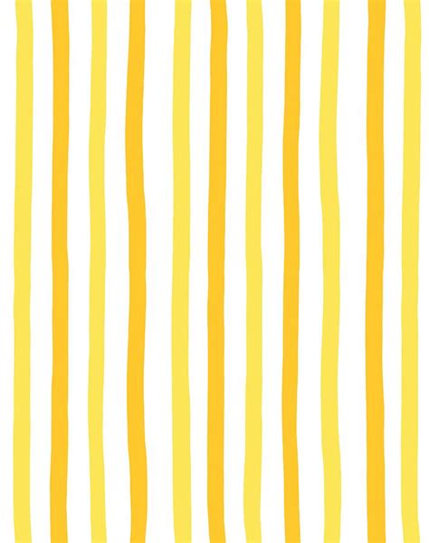 Stripes Yellow Traditional + Peel & Stick Wallpaper