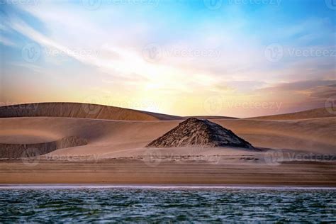 beach sand dunes landscape view 12009791 Stock Photo at Vecteezy