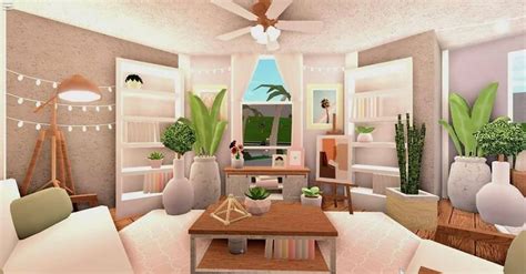 Bloxburg Cozy Aesthetic Living Room in 2021 | Aesthetic living room ...