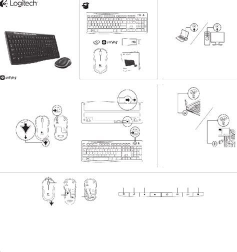 Logitech MK270 Keyboard Setup manual PDF View/Download