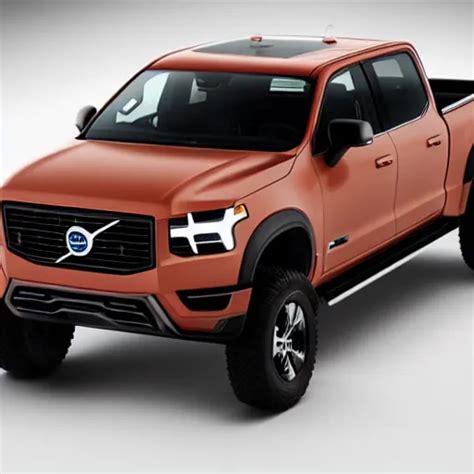 A Pickup truck designed and produced by Volvo, | Stable Diffusion