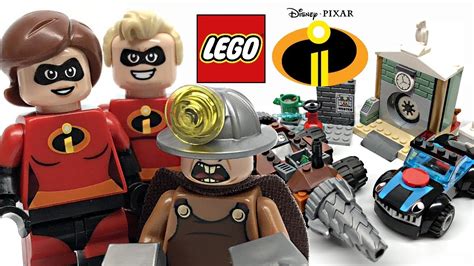 LEGO Incredibles 2 Underminer's Bank Heist review! 2018 set 10760 ...