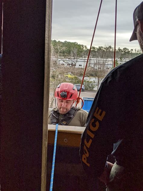 SWAT team practices repelling at fire training facility – City of North ...