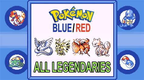 Pokemon Blue/Red How to catch All Legendaries - YouTube