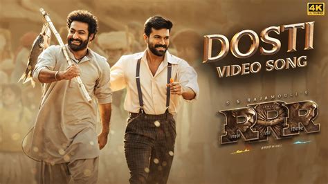 Dosti (Full Video) RRR - Amit Trivedi, MM Kreem | NTR, Ram Charan, Ajay ...