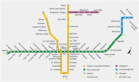 Printable Toronto Subway Map - Printable Word Searches