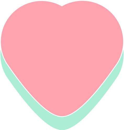 cute pastel heart sticker decoration 17217482 PNG