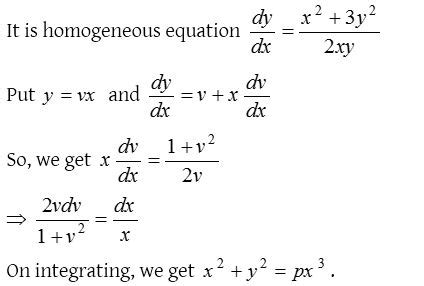 Homogeneous Differential Equations - CBSE Library