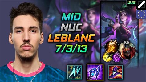 LeBlanc Mid Build Nuc Luden's Tempest Fleet Footwork - LOL EUW Master ...