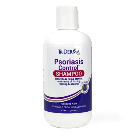 TriDerma MD Psoriasis Control Shampoo with Salicylic Acid Relieves and ...