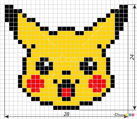 How to Draw Pikachu, Pixel Cartoons