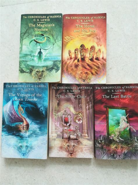 Chronicles of Narnia (books 1,3,5,6&7), Books & Stationery, Children's ...