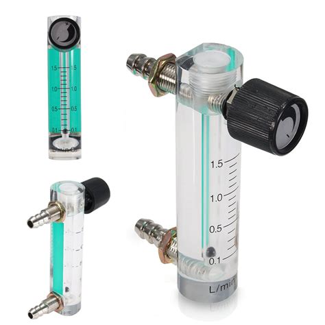 0-1.5LPM 1.5L Oxygen Flow Meter Flowmeter with Control Valve for Oxygen ...