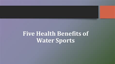 Five Health Benefits of Water Sports in UAE