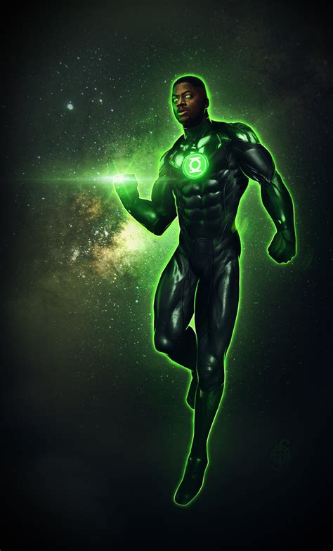 John Stewart Green Lantern Scrapped Concept Art by KingTChalla-Dynasty ...