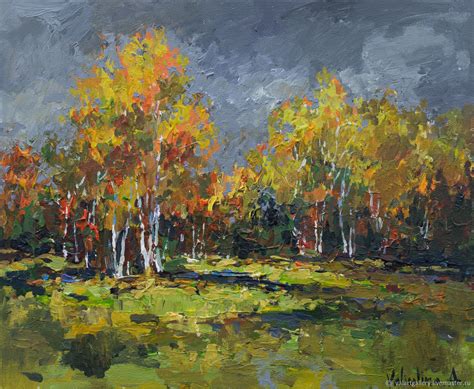 Autumn Forest Edge - Original landscape painting – купить на Ярмарке ...