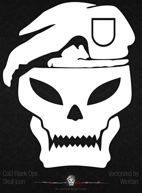 CoD Black Ops skull icon by Wicktarr on DeviantArt